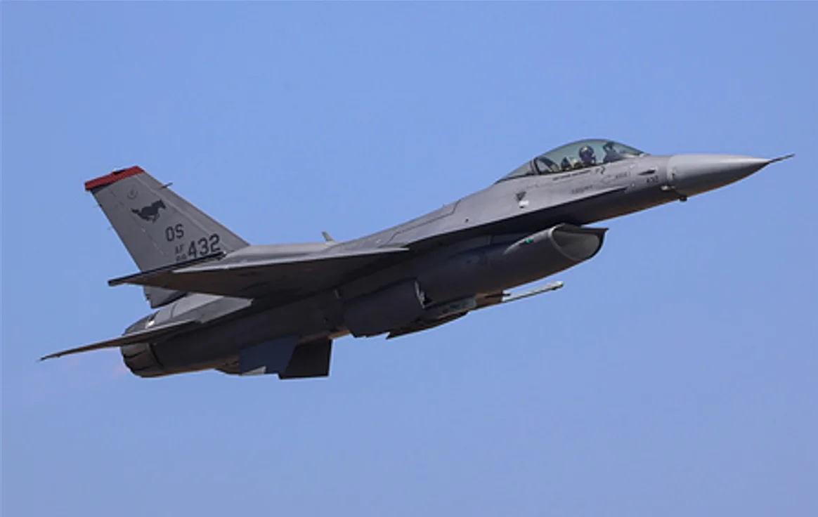 Американски изтребител F-16 се разби край западното крайбрежие на Южна Корея