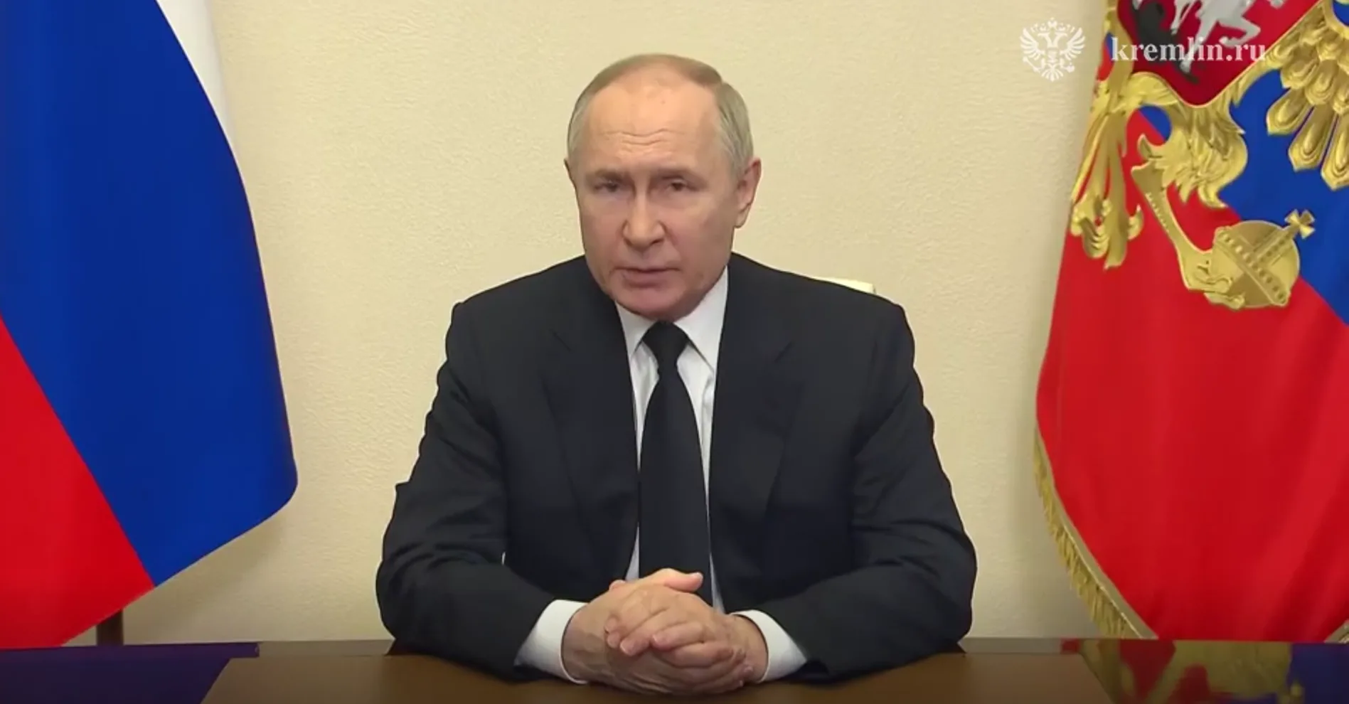 Обръщение на Путин към руснаците във връзка с терористичната атака