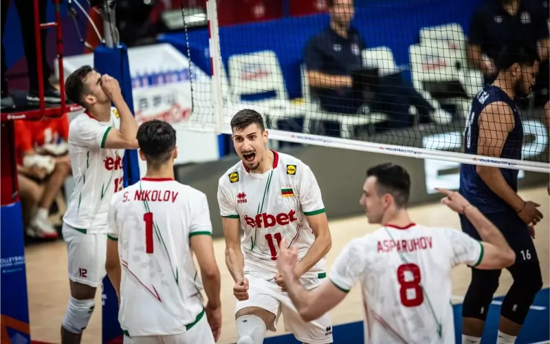Българските волейболисти победиха САЩ с 3:1 в Лигата на нациите