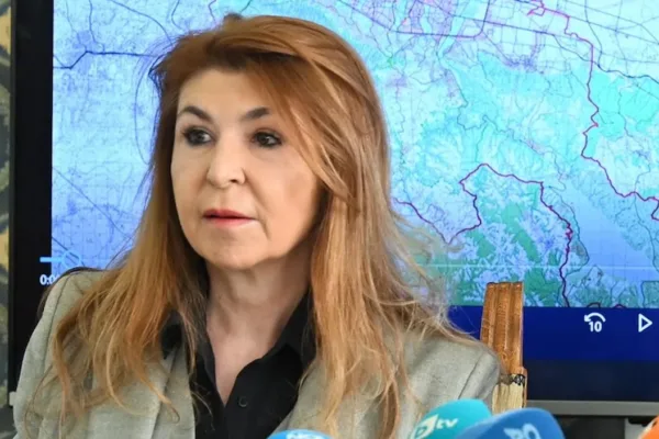 Богдана Панайотова, главен архитект на София, по време на публично изявление